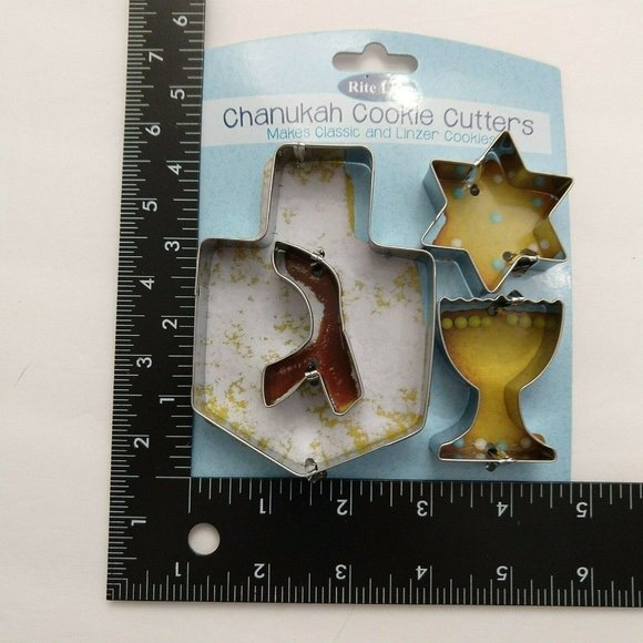 Chanukah Hanukkah Cookie Cutters HOLIDAY 4 Piece Set - Picture 6 of 7